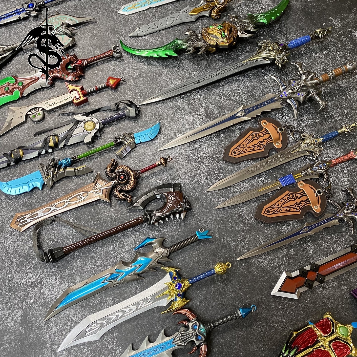 WOW Classical Weapons Fan Art 24 Weapons