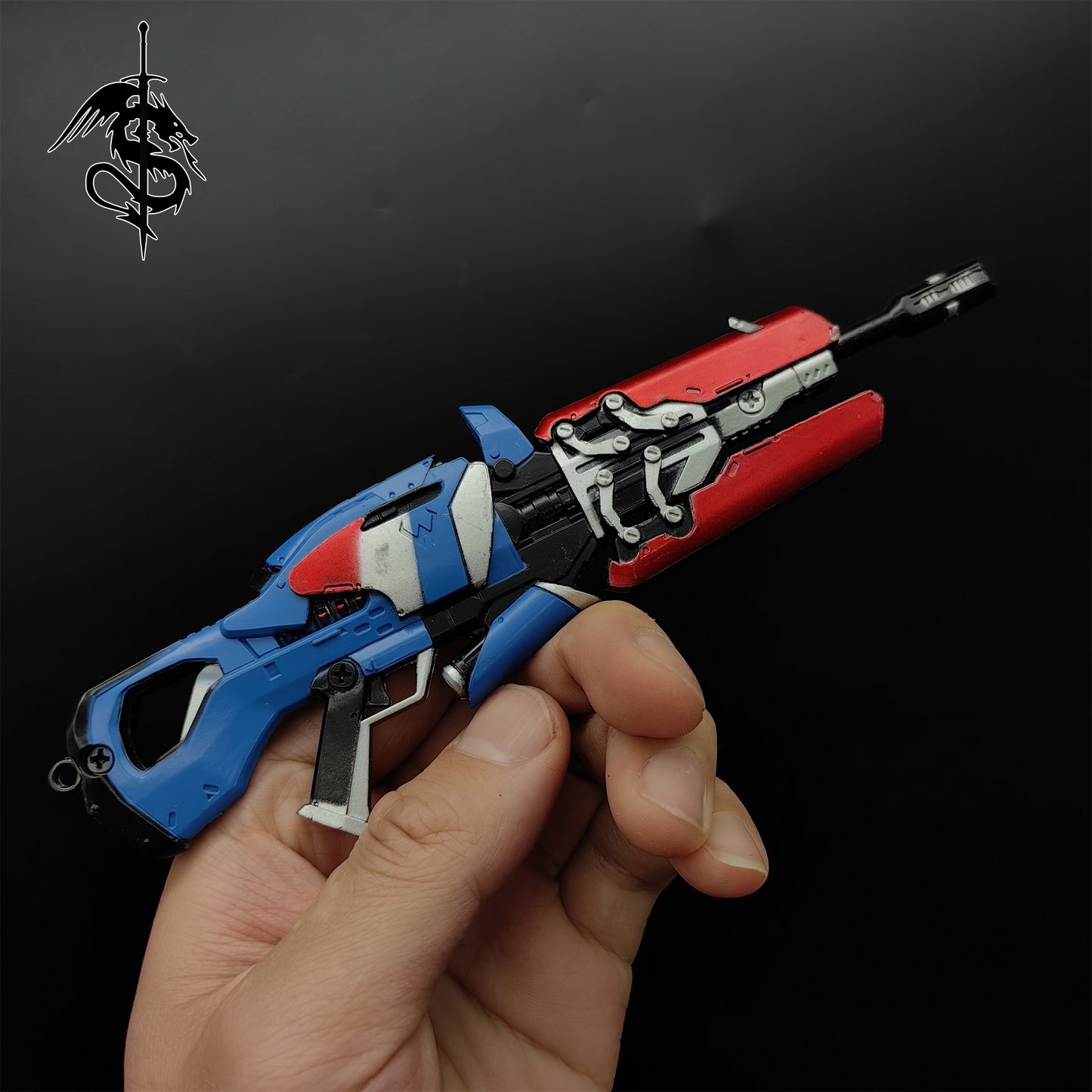 Widowmaker Sniper Rifle Miniature Gun Metal OW Game Weapon 