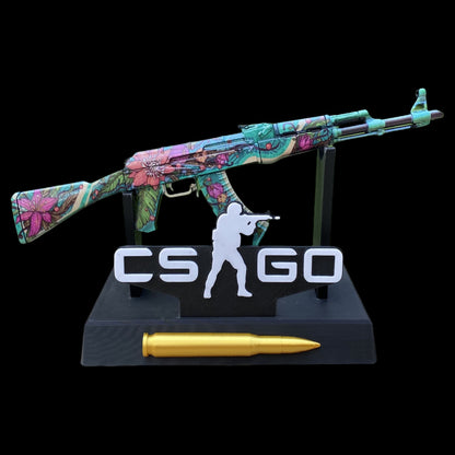 Wild Lotus Skin Metal AK-47 Miniature Tiny Ak Gun Replica