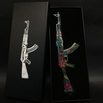 Wild Lotus Skin Metal AK-47 Miniature Tiny Ak Gun Replica