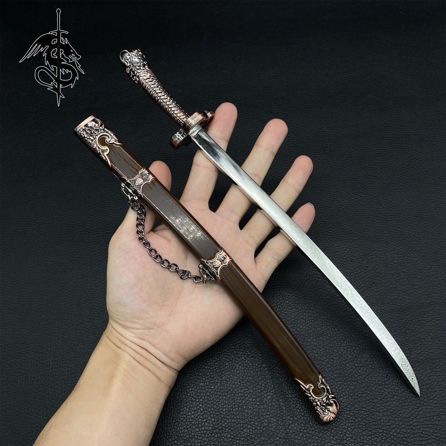 Chinese Wildgoose Wing Sword Metal Replica