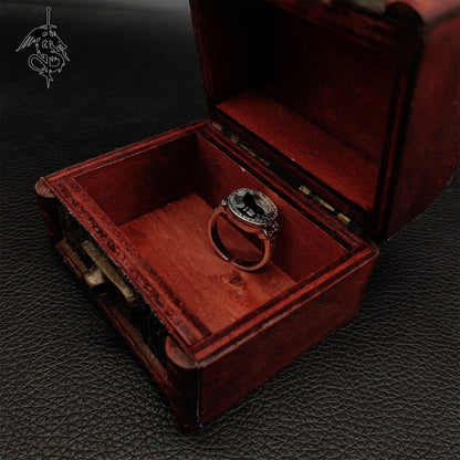 Hot Game Wolf Ring Alloy Open Ring Craft Replica