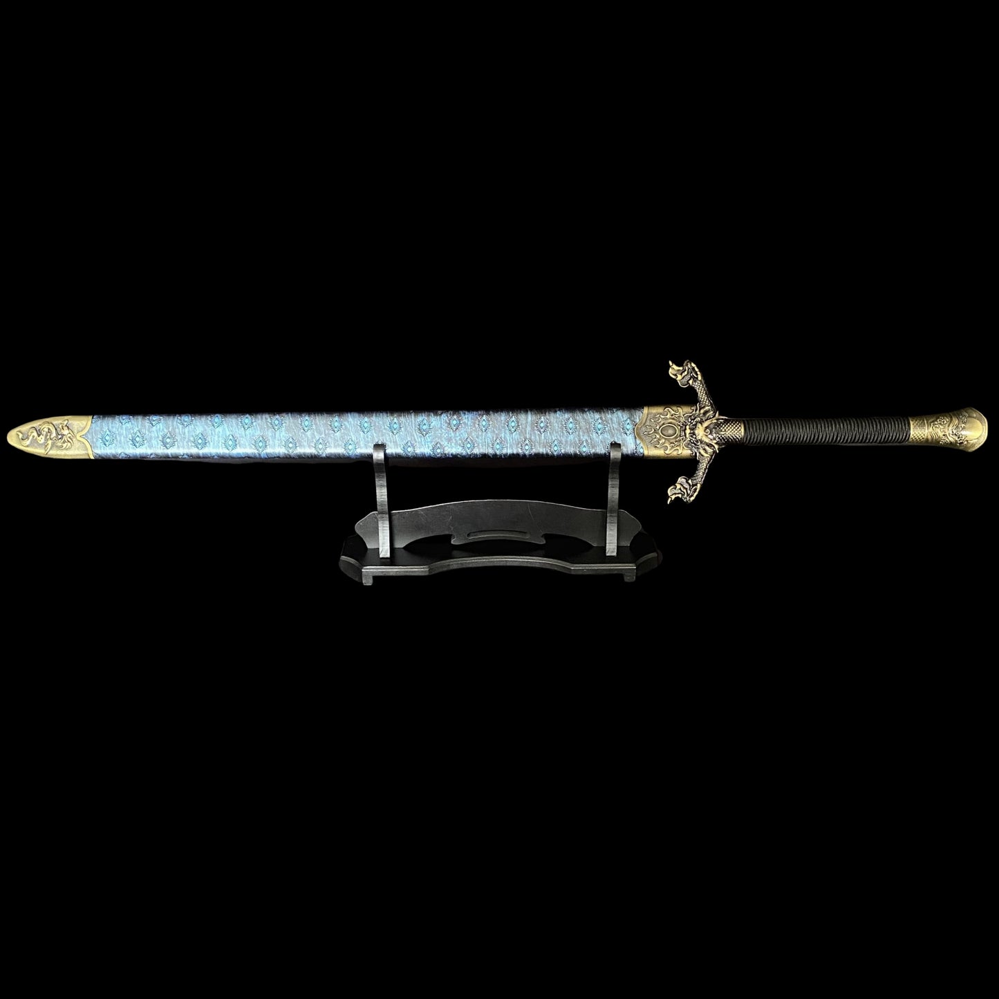 Life-Size Sword Katana Wooden Display Stand