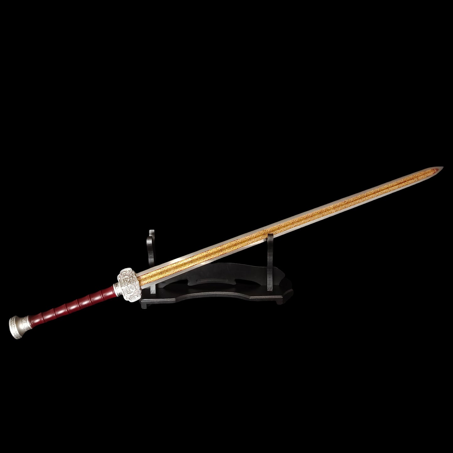 Life-Size Sword Katana Wooden Display Stand