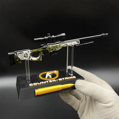 Hot Game CS2 Worm God AWP Metal Replica Game Prop Collectible
