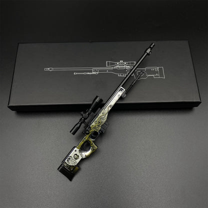 Hot Game CS2 Worm God AWP Metal Replica Game Prop Collectible