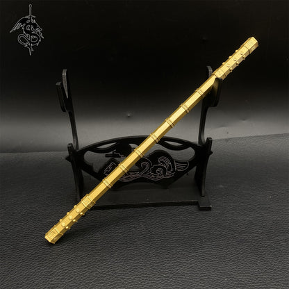 Ancient Cold Weapon Mini Wrought Copper Staff Metal Replica