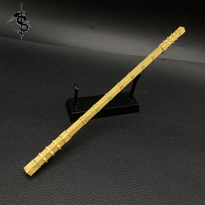 Ancient Cold Weapon Mini Wrought Copper Staff Metal Replica