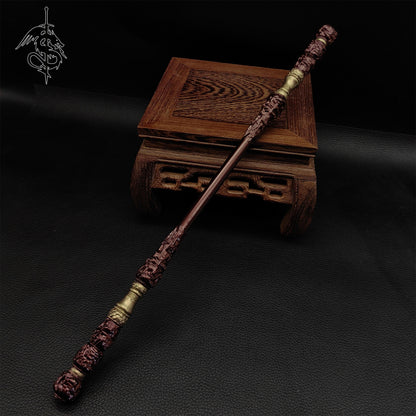 Metal Wukong Ruyi Jingu Bang Red Replica 35CM/13.8''