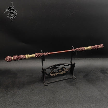 Metal Wukong Ruyi Jingu Bang Red Replica 35CM/13.8''