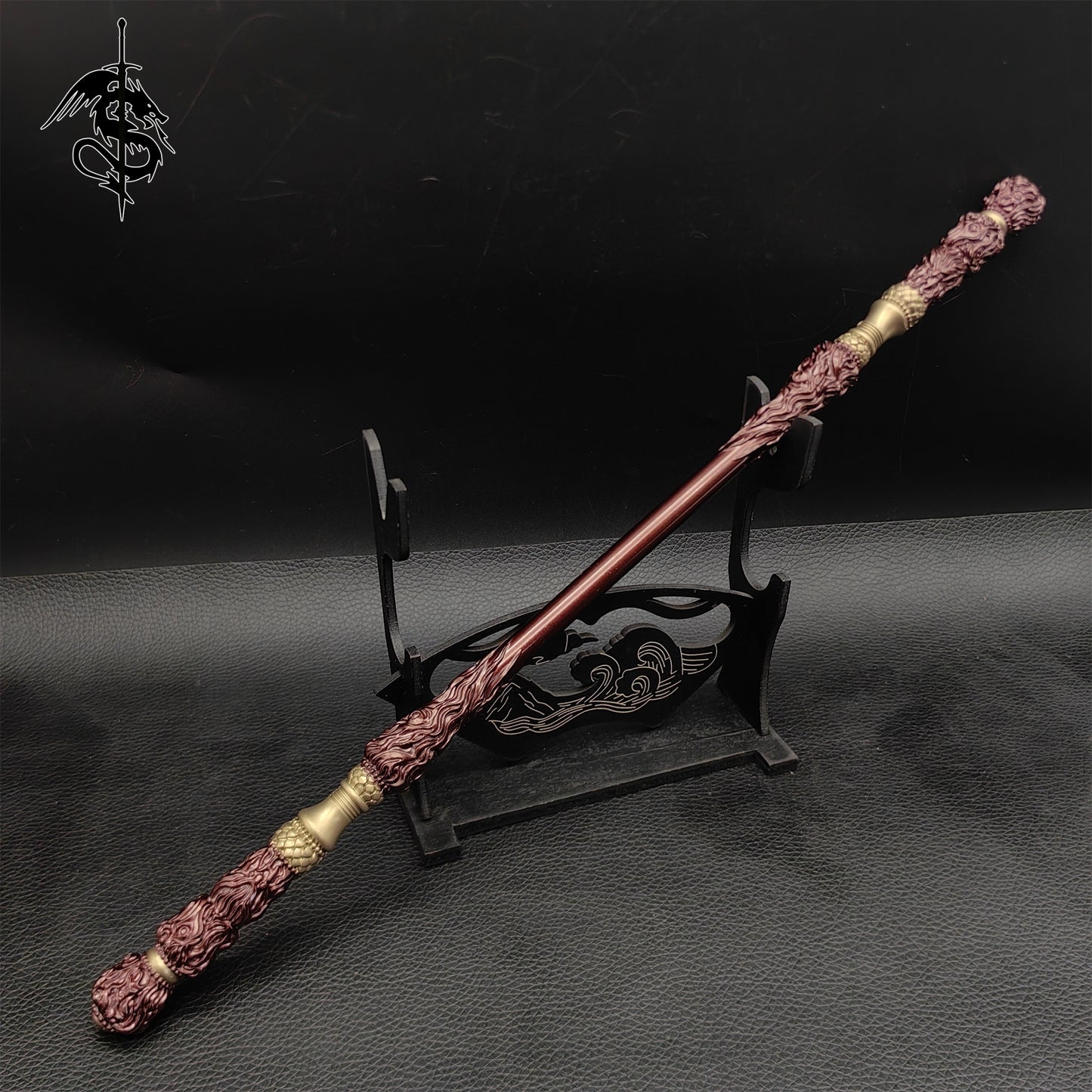 Metal Wukong Ruyi Jingu Bang Red Replica 35CM/13.8''