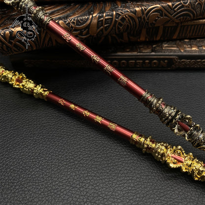 Wukong Staff Monkey King Bar Metal Replica 8.7''