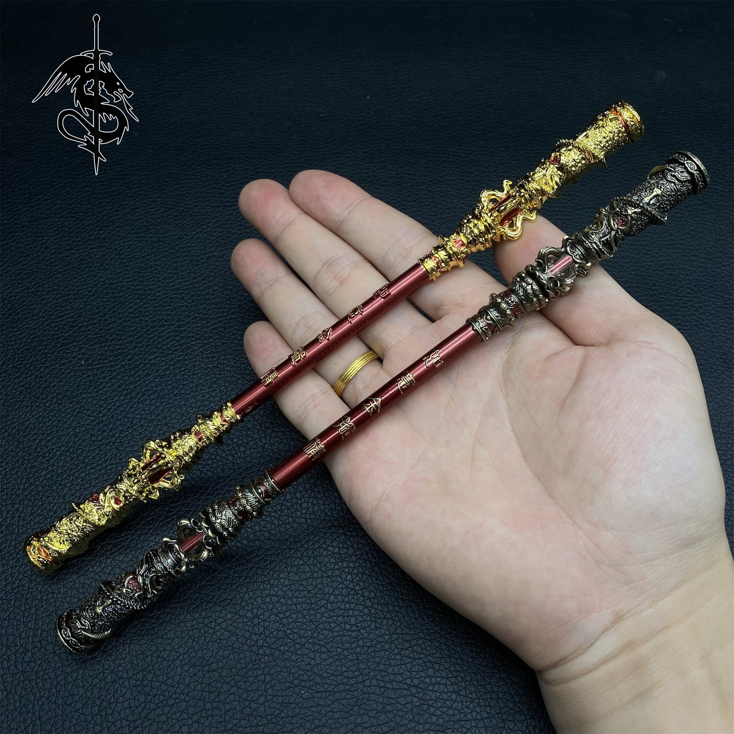 Wukong Staff Monkey King Bar Metal Replica 8.7''