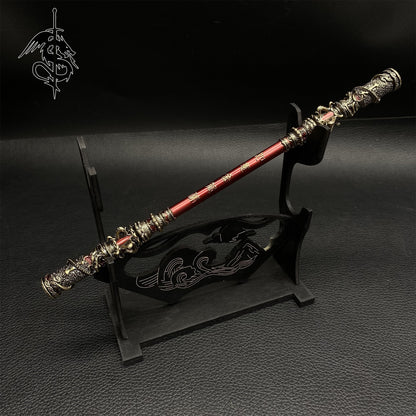 Wukong Staff Monkey King Bar Metal Replica 8.7''