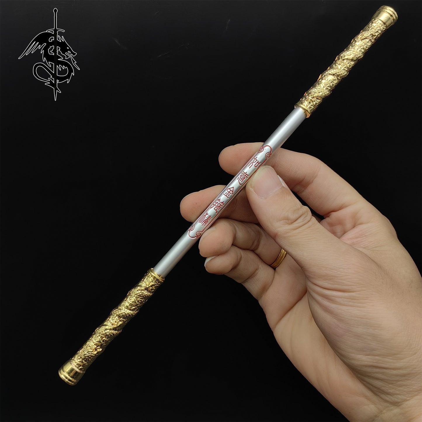 Wukong Staff Sun WuKong Weapon Metal Golden Cudgel Ruyi Jingu Bang 