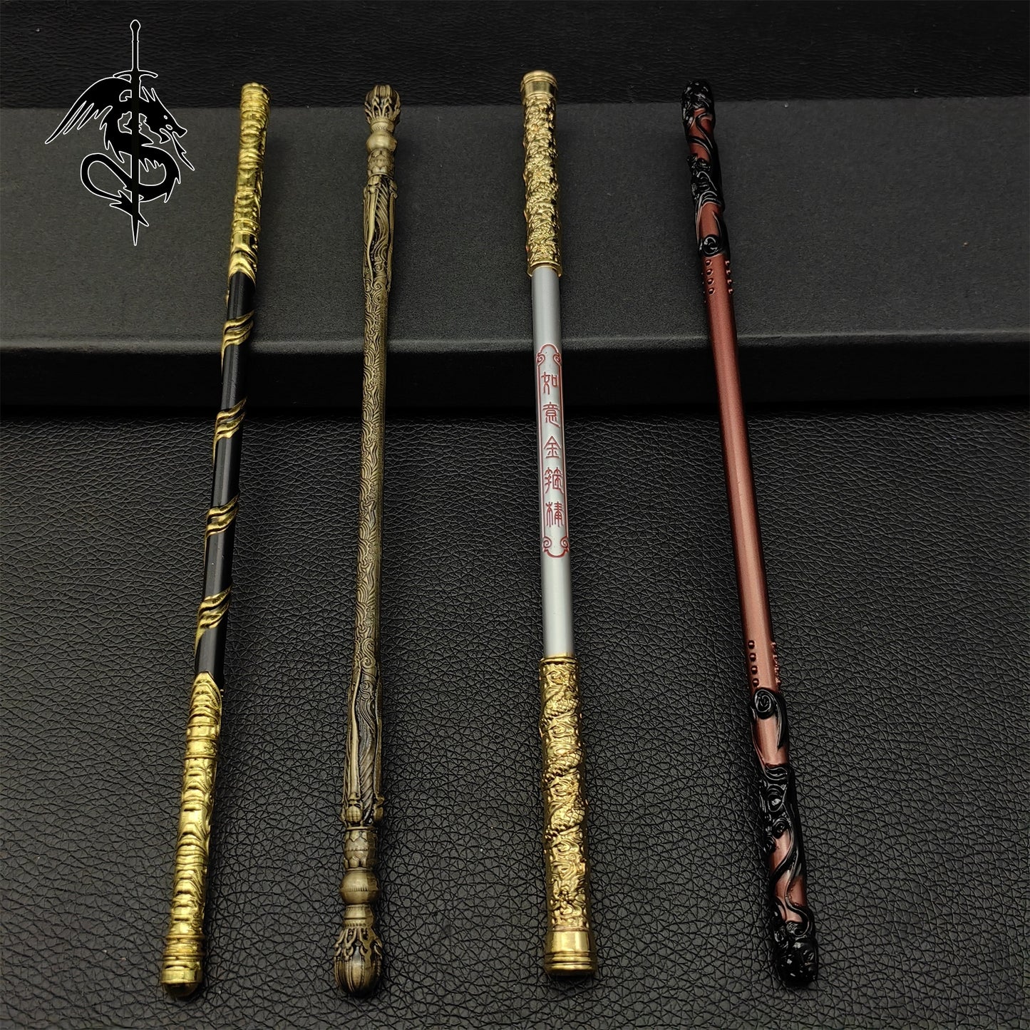 Wukong Staff Sun WuKong Weapon Metal Golden Cudgel Ruyi Jingu Bang 