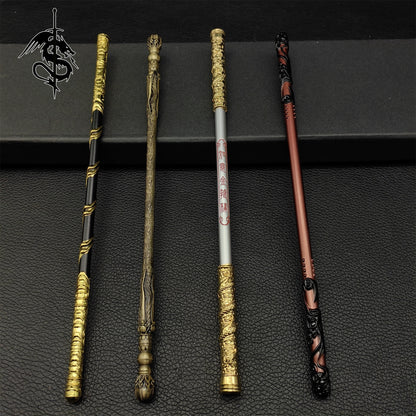 Wukong Staff Sun WuKong Weapon Metal Golden Cudgel Ruyi Jingu Bang 