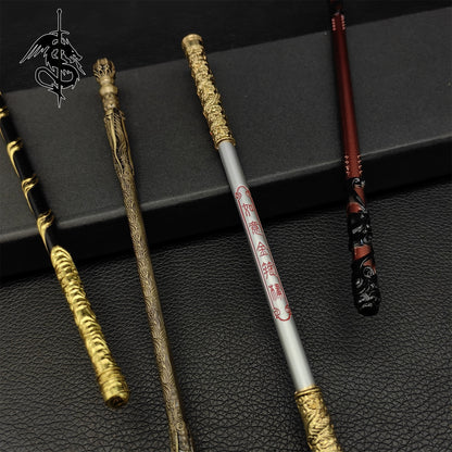 Wukong Staff Sun WuKong Weapon Metal Golden Cudgel Ruyi Jingu Bang 