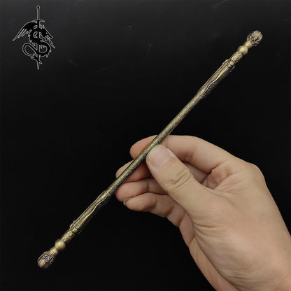 Wukong Staff Sun WuKong Weapon Metal Golden Cudgel Ruyi Jingu Bang 