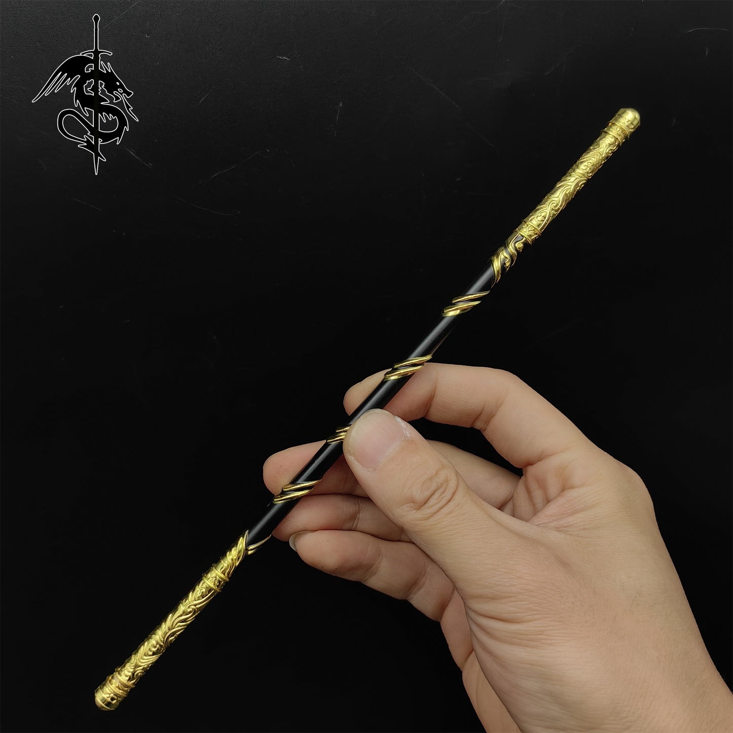 Wukong Staff Sun WuKong Weapon Metal Golden Cudgel Ruyi Jingu Bang 