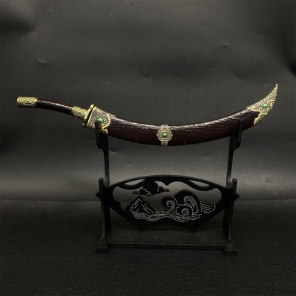 Chinese Ancient  Cold Weapon Xiliang Wandao Metal Mini Replica