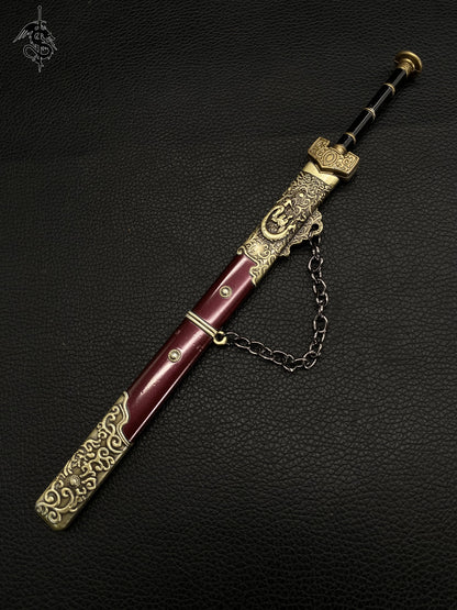 Black Myth: Wukong Yangjian Sword Metal Miniature 22CM/8.7''