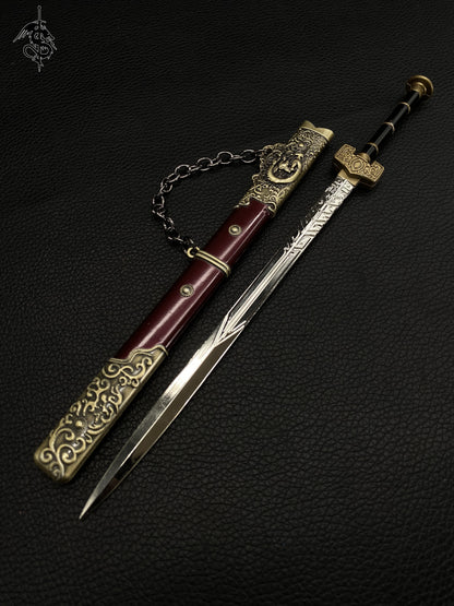 Black Myth: Wukong Yangjian Sword Metal Miniature 22CM/8.7''