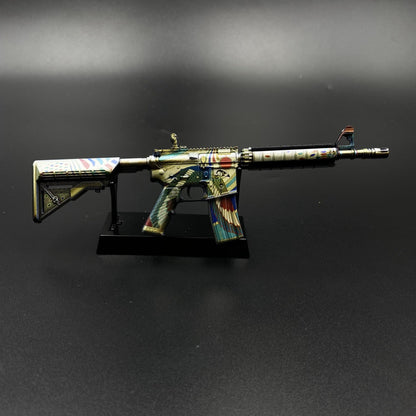 CS Game Skin M4A4 Eye of Horus Mini Metal Game Replica For Collection