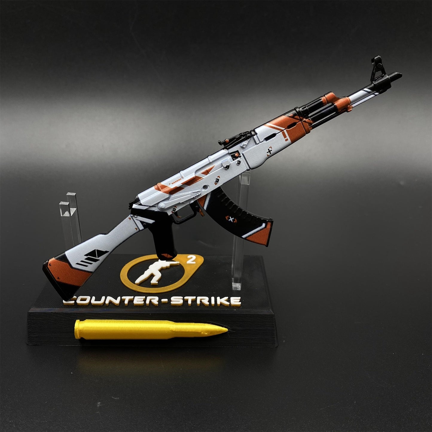 CS2 Game Peripheral - Asiimov AK-47 Gun Replica Game Prop Collectible