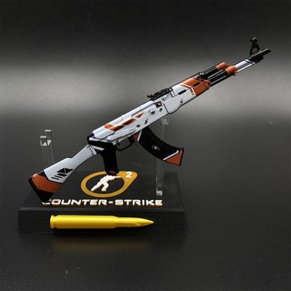 CS2 Game Peripheral - Asiimov AK-47 Gun Replica Game Prop Collectible