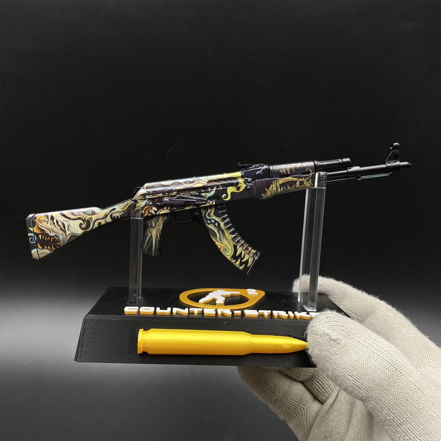 Hot Game CS2 AK47 Phantom Disruptor Metal Replica Game Prop Collectible
