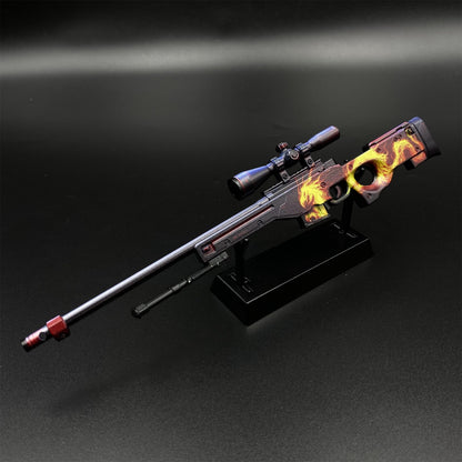 Hot Game CS2 Wildfire AWP Metal Replica Game Prop Collectible