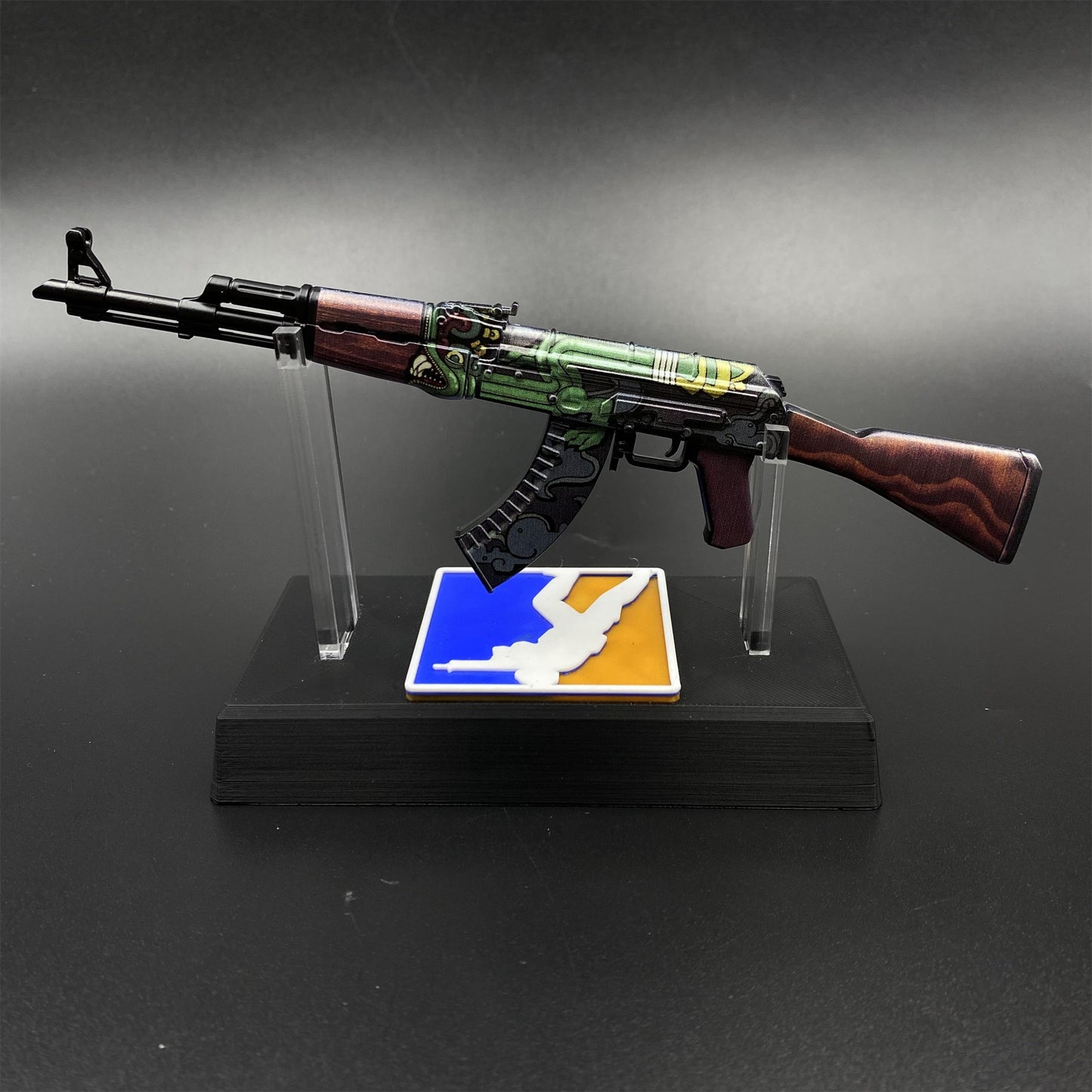 Hot Game CS2 Fire Serpent AK47 Metal Replica Game Prop Collectible
