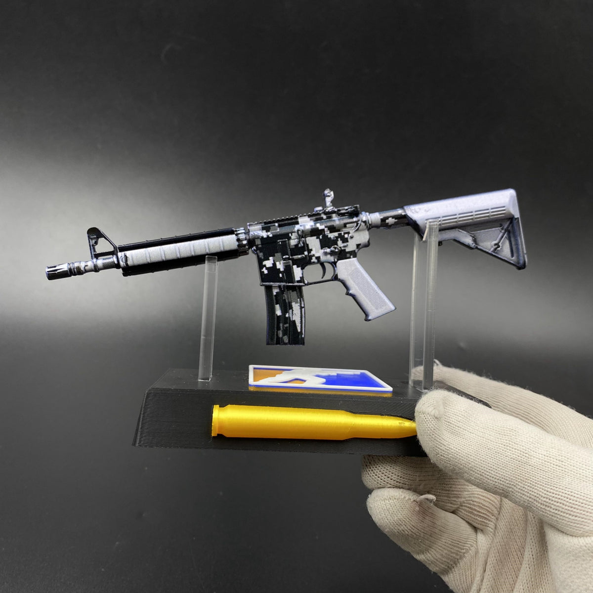 CS Hot Skin M4A4 Urban DDPAT Miniature Mini Metal Replica For Collectible