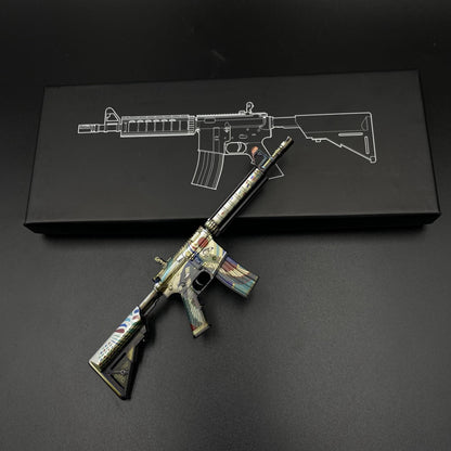 CS Game Skin M4A4 Eye of Horus Mini Metal Game Replica For Collection