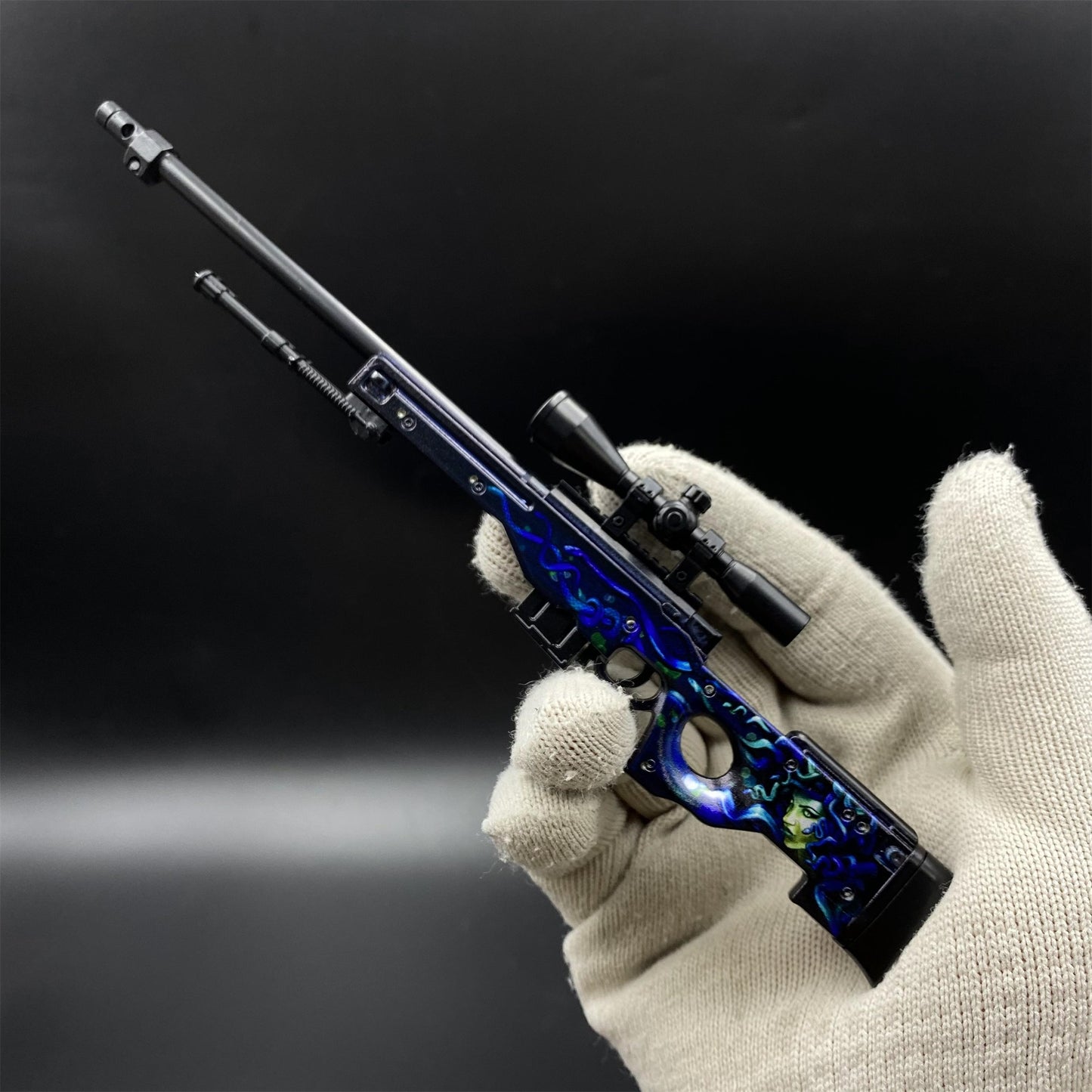 Hot Game CS2 Medusa AWP Metal Replica Game Prop Collectible