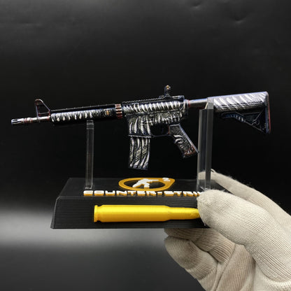 CS Hot Skin M4A4 Zubastick Miniature Mini Metal Replica For Collectible