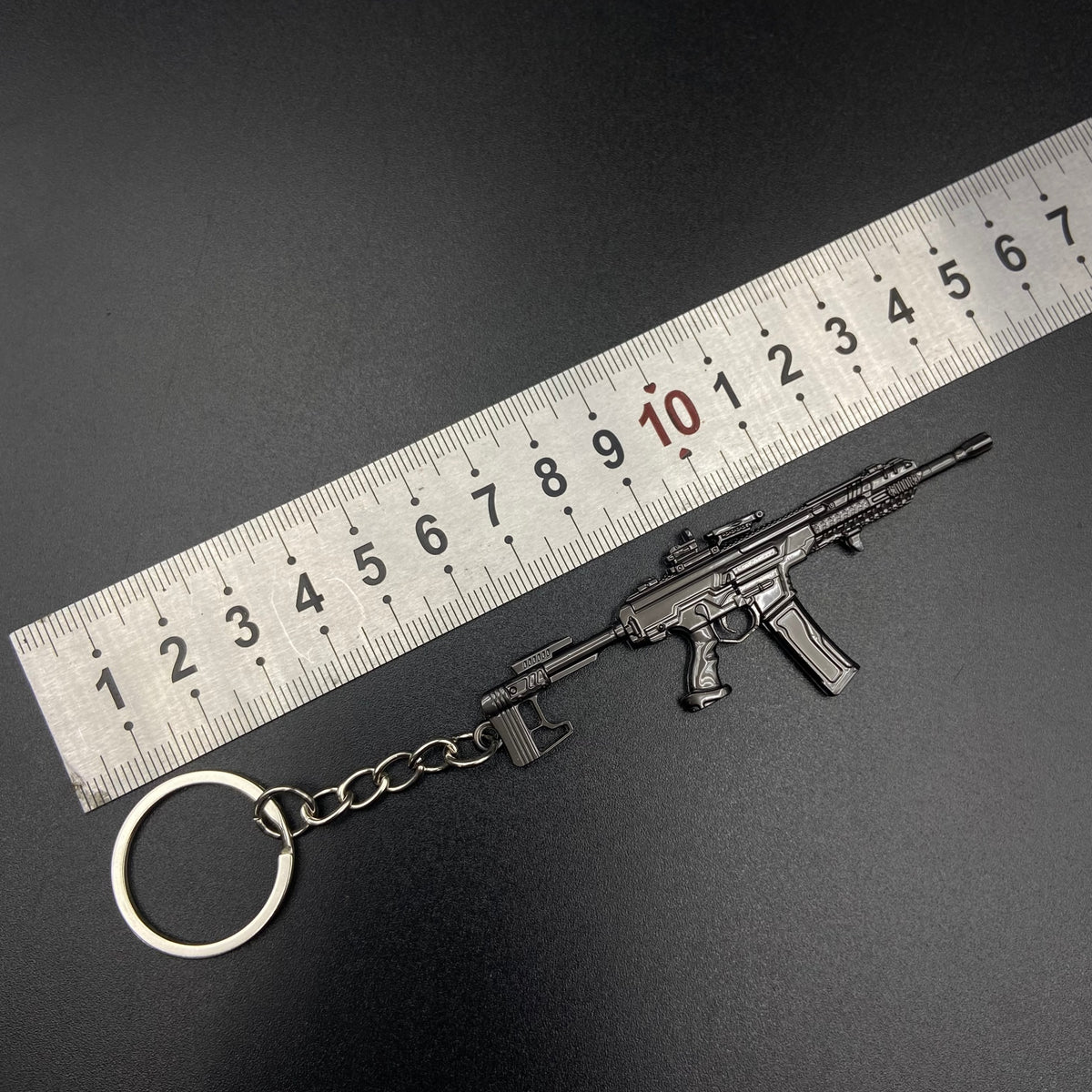 Delta Force K437 Mini Tactical Assault Rifle Alloy Keychain