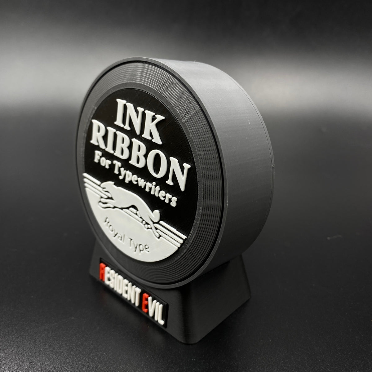 3D Printed Ink Ribbon Bluetooth Speaker Horror Game Themed Desktop Decor Gift