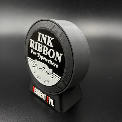 3D Printed Ink Ribbon Bluetooth Speaker Horror Game Themed Desktop Decor Gift