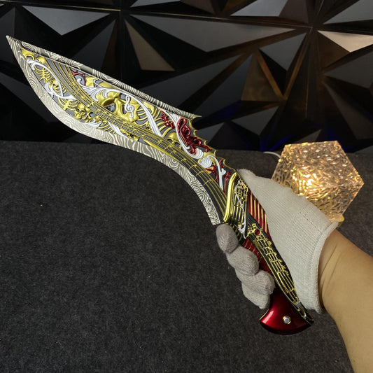 40CM/15.74" Delta Force Elegy Hot Game Weapon Replica - Game Collectible Decorative Ornament