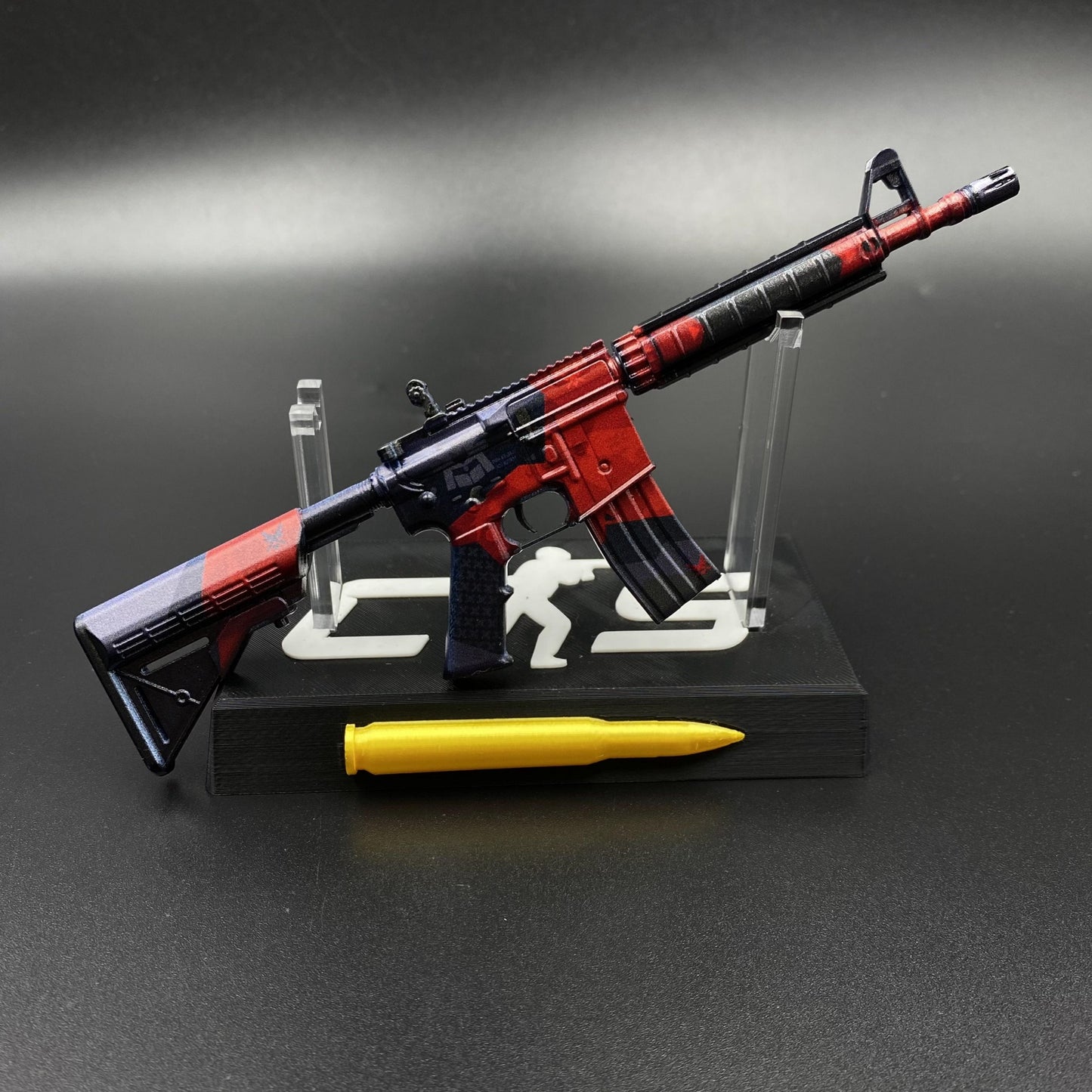 CS2 Game Skin M4A4 Evil Daimyo Mini Metal Game Replica For Collection