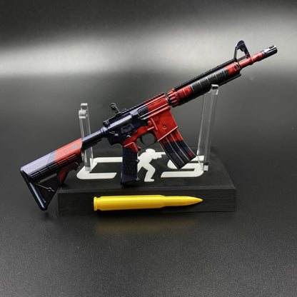 CS2 Game Skin M4A4 Evil Daimyo Mini Metal Game Replica For Collection