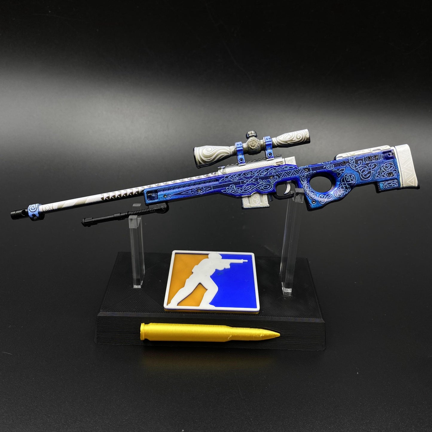 CS2 Game Peripheral - Tiny Gun Gungnir AWP Metal Replica Game Prop Collectible