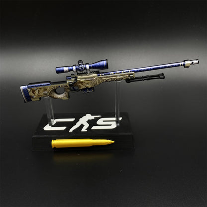 Hot Game CS2 Queen's Gambit AWP Metal Replica Game Prop Collectible