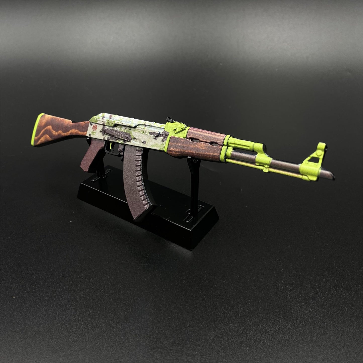 Hot Game CS2 AK‑47 Hydroponic Skin Camouflage Mini Metal Replica