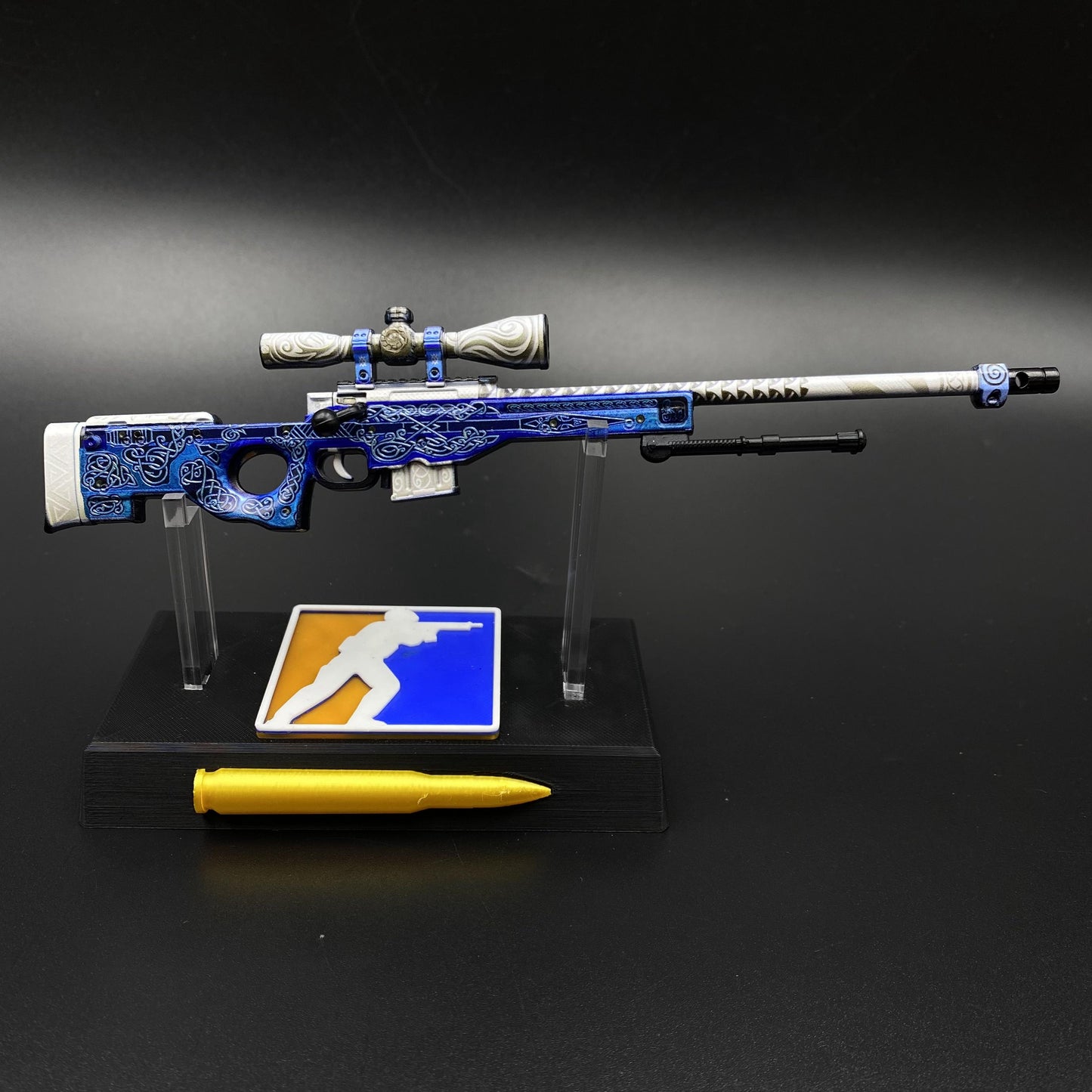 CS2 Game Peripheral - Tiny Gun Gungnir AWP Metal Replica Game Prop Collectible