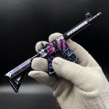 CS Game Skin M4A4 Neo‑Noir Mini Metal Game Replica For Collection