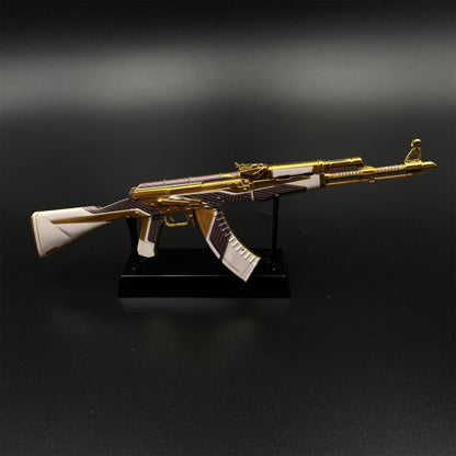 Hot Game CS2 AK47 The Oligarch Skin Mini Metal Replica Game Prop Collectible