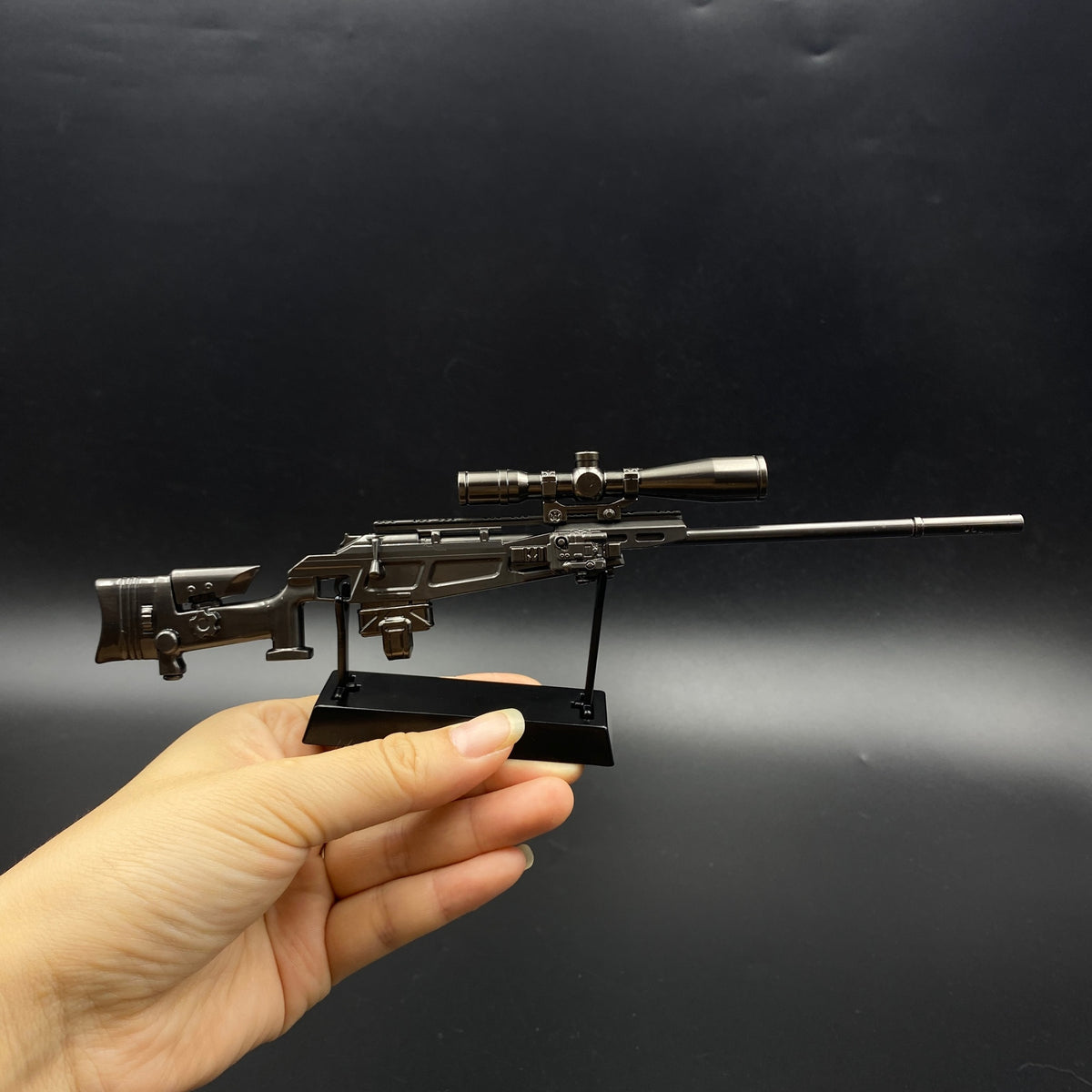 Hot Game Delta Force R93 Sniper Rifle Metal Replica Desktop Decoration Gift for Game Fans